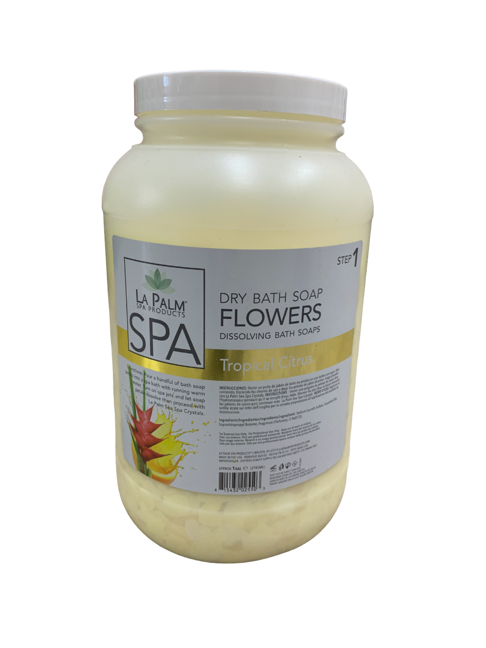 Lapalm Dry Bath Soap Flower Tropical Citrus